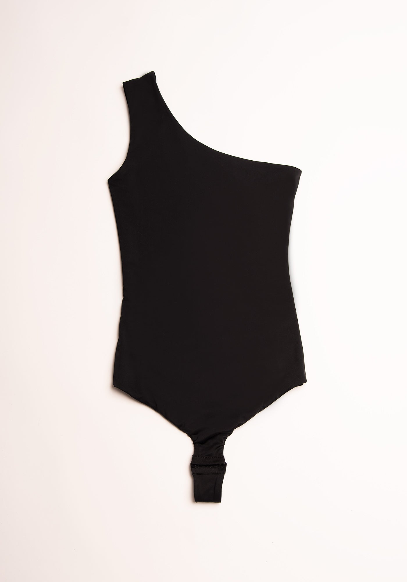 One Shoulder Bodysuit in Black